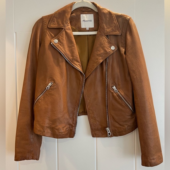 Madewell Washed Leather Jacket - Picture 2 of 6